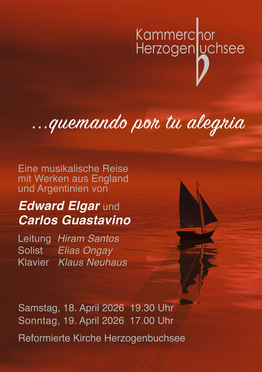 Flyer Kammerchor Herzogenbuchsee 2026