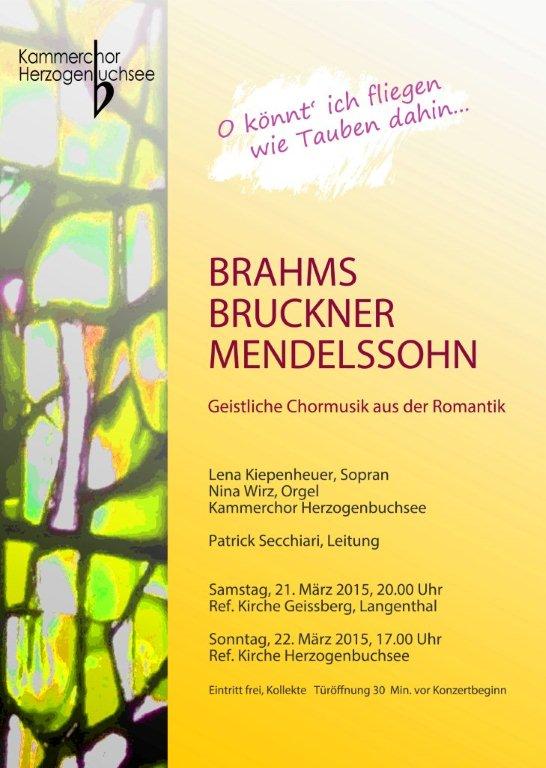 Brahms Bruckner Mendelsohn